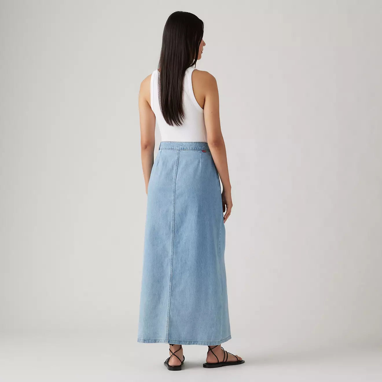 Levis Column Wrap Skirt - Wrapped in Blue