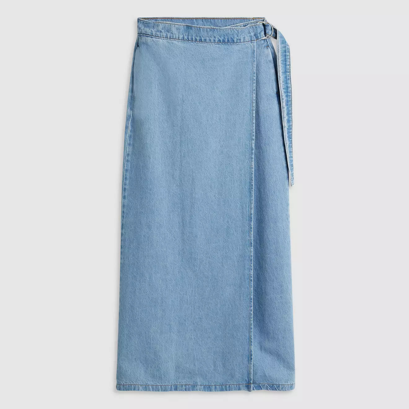 Levis Column Wrap Skirt - Wrapped in Blue