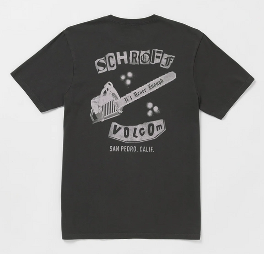 Volcom Mens Schroff Chainsaw T-Shirt