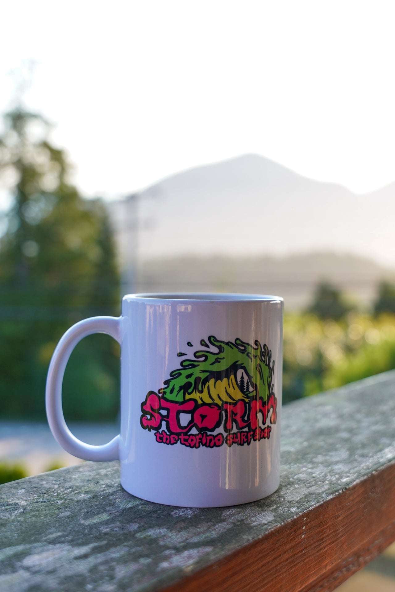 Storm Slime Wave Mug - White