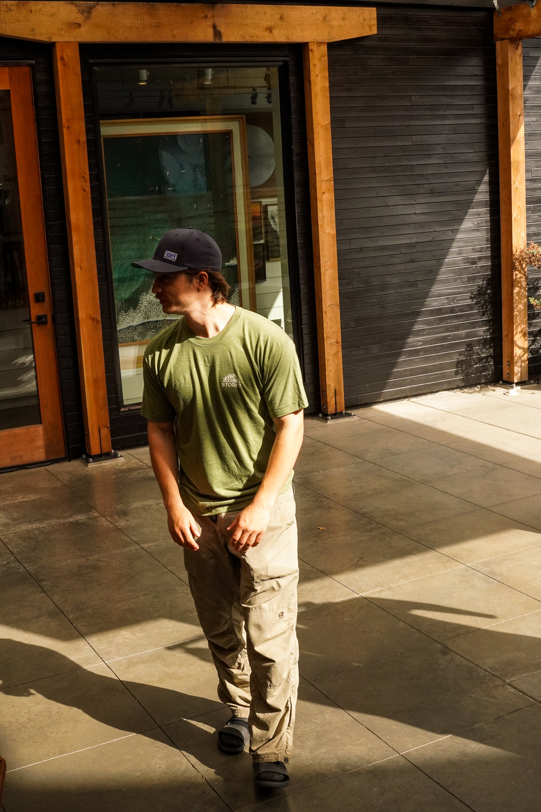 Storm Classic Wave Tee - Olive