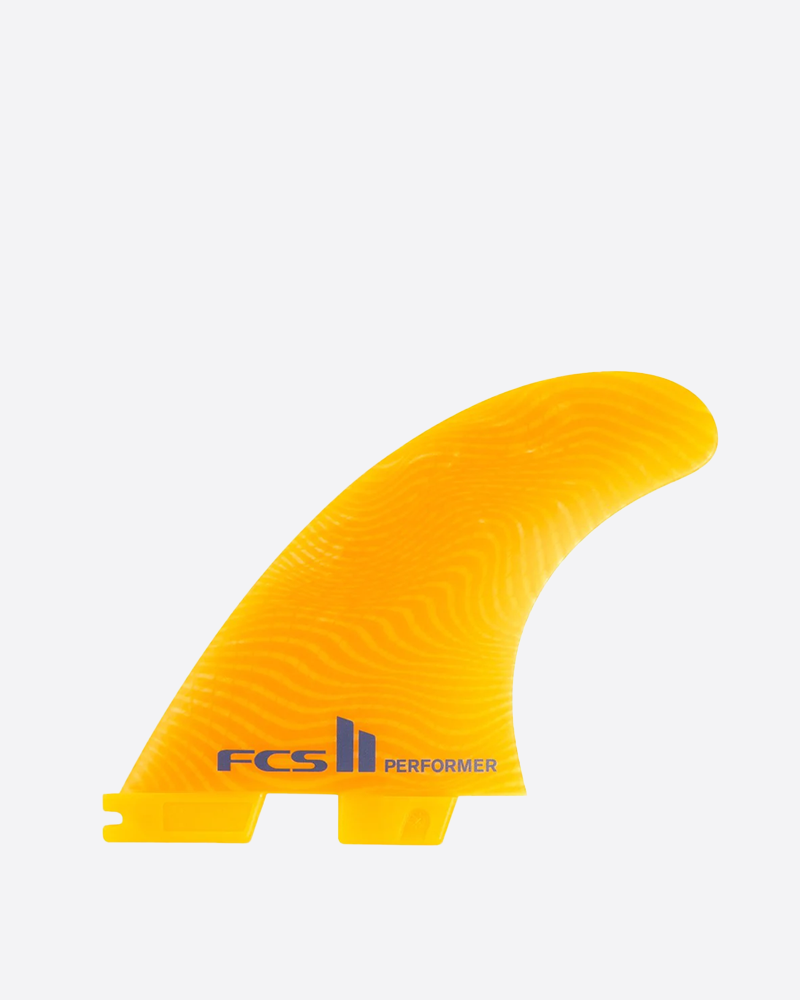 FCS II Performer Neo Glass Mango Tri Fins