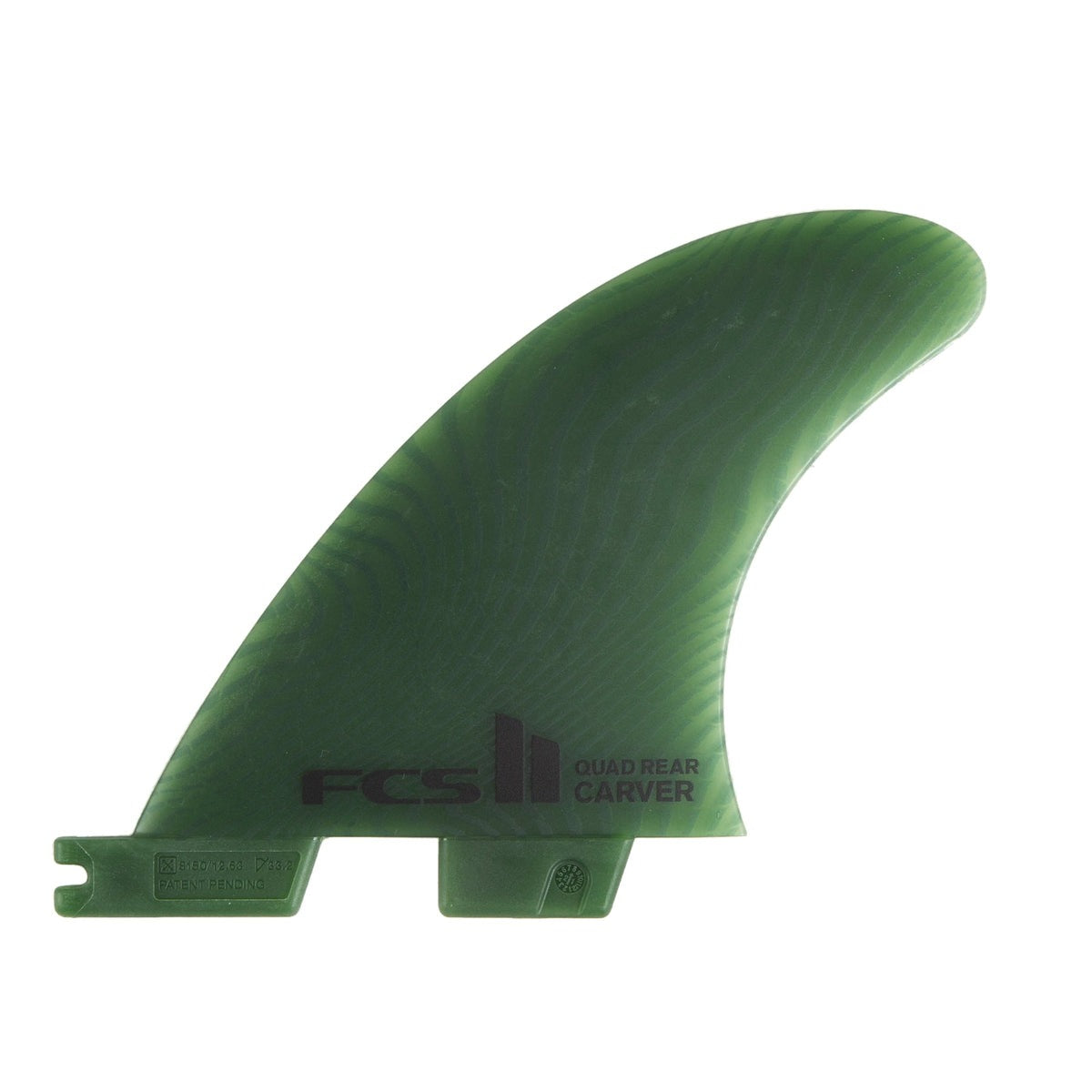 FCS II Carver Neo Glass Sage Quad Rear Fins
