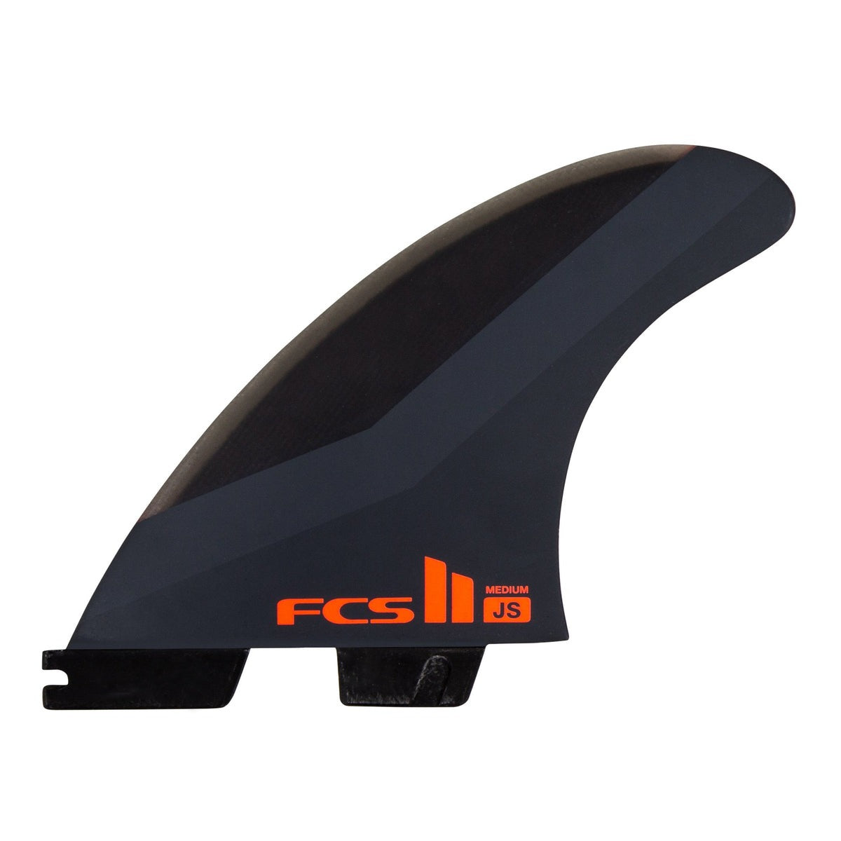 FCS II JS (Jason Stevenson) PC Charcoal/Red Tri-Quad Fins