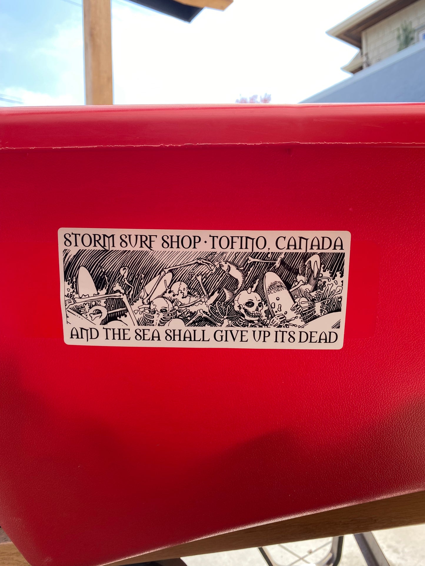 Storm Boneyard Bumper Sticker Large