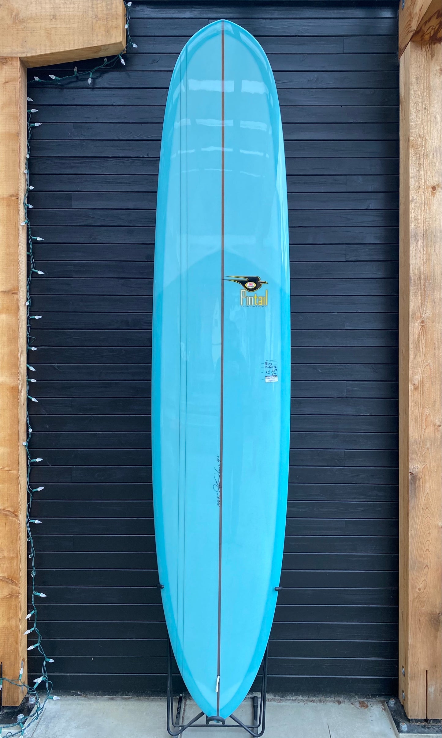 Bing 9.2 Pintail Type II Longboard