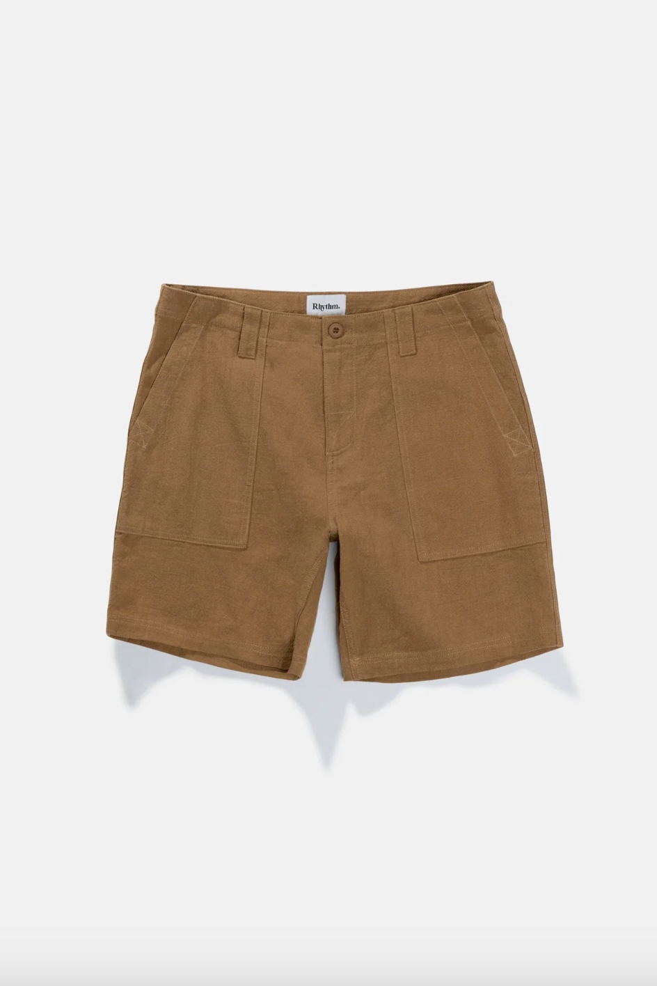 Rhythm Worn Path Textured Linen Short