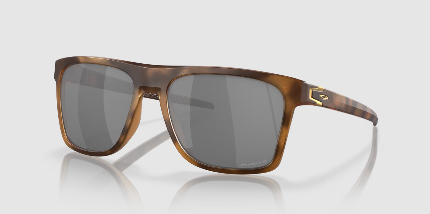 Oakley Leffingwell Matte Tortoise- Prizm Black Polar