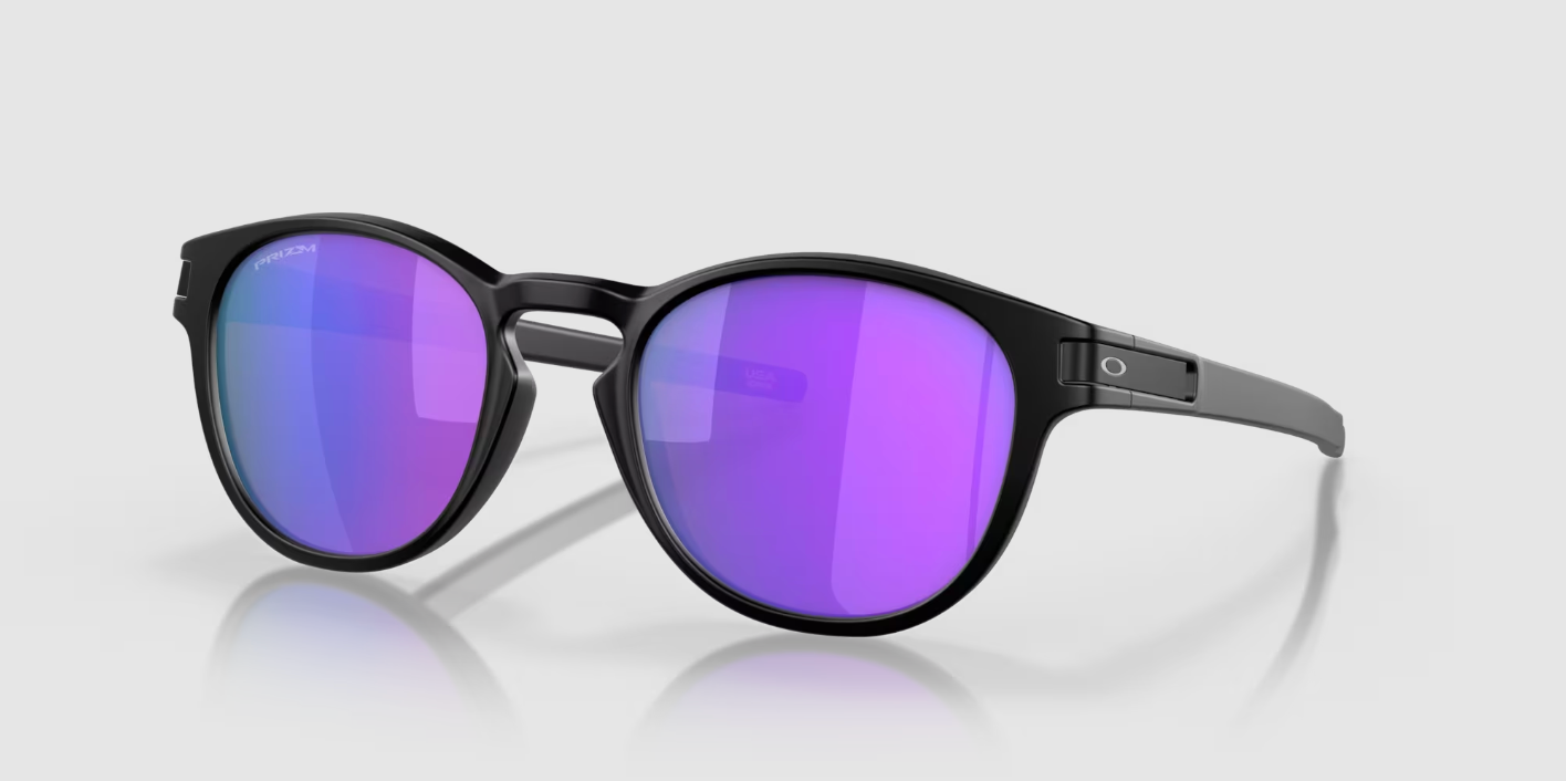 Oakley Latch Matte Black - Prizm Violet – Storm Surf Shop