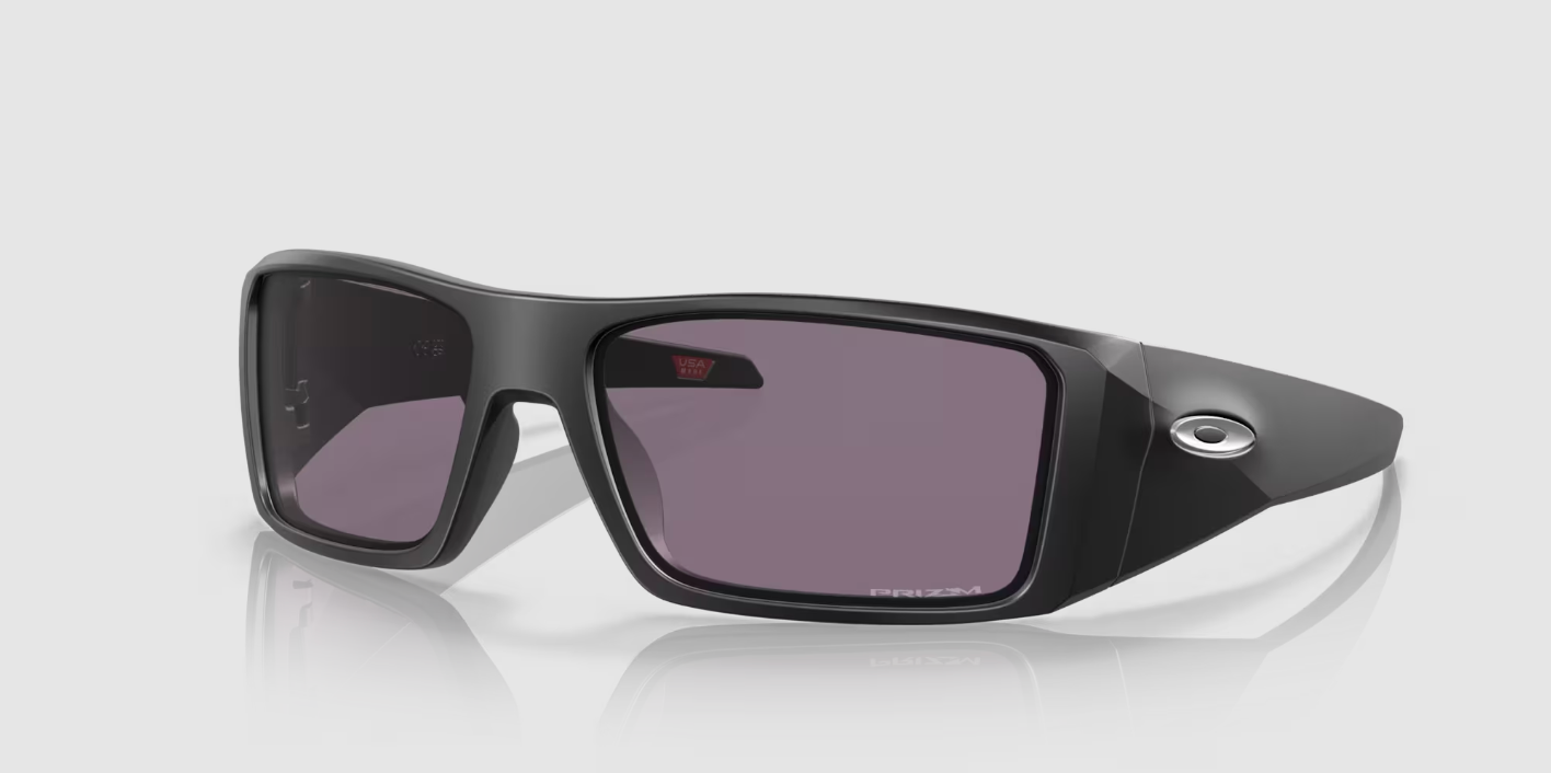 Oakley Heliostat Matte Black Sunglasses Prizm Grey Polarized