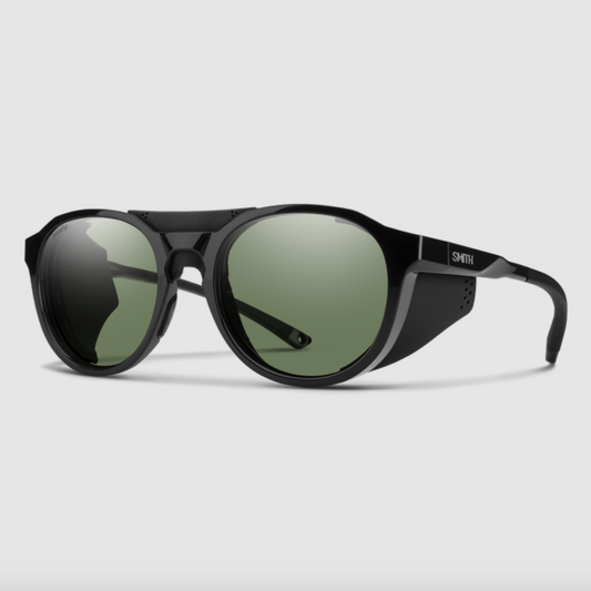 Smith Venture Black ChromaPop Polarized Gray Green Sunglasses