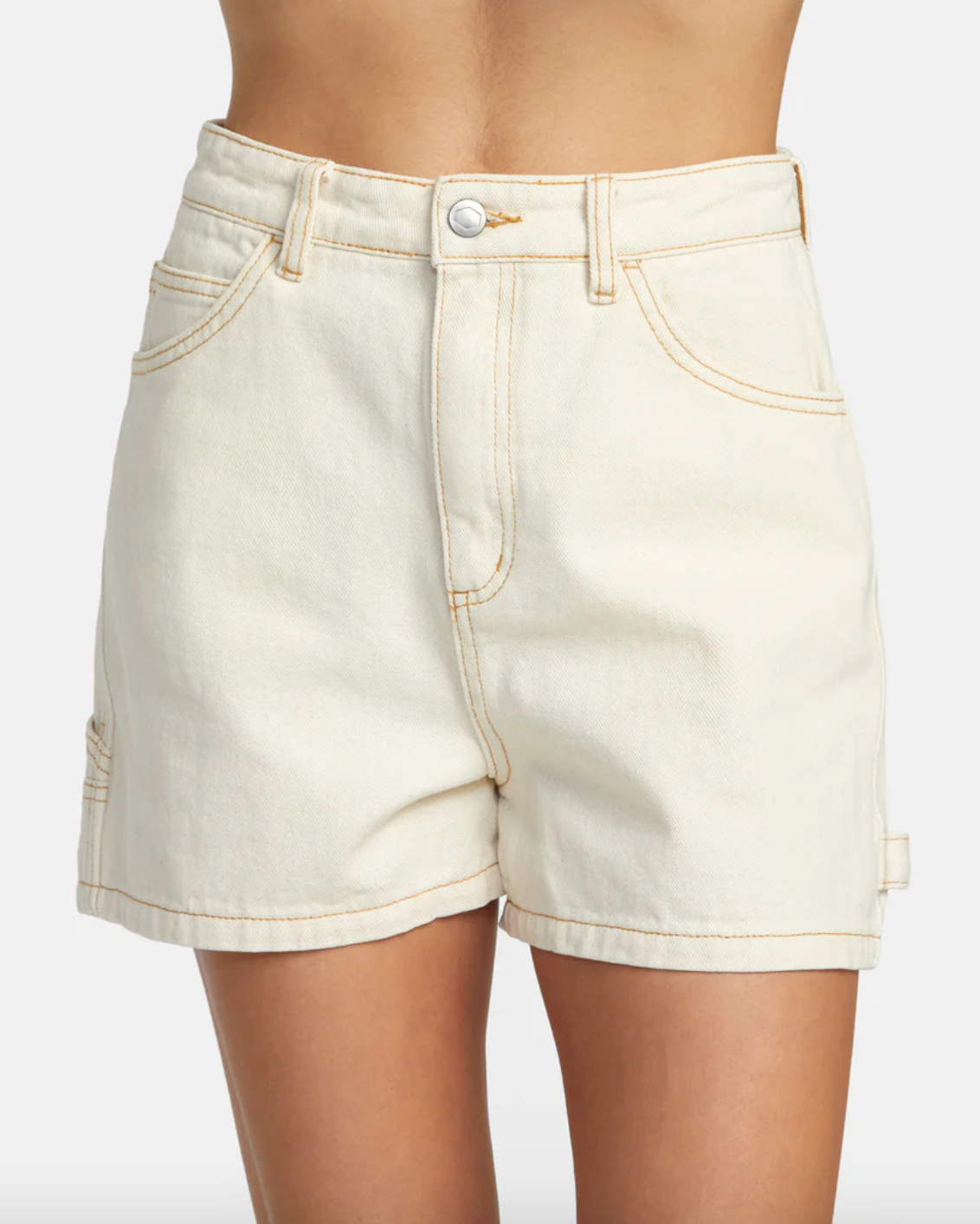 RVCA Womens Recession Denim Short - Natural