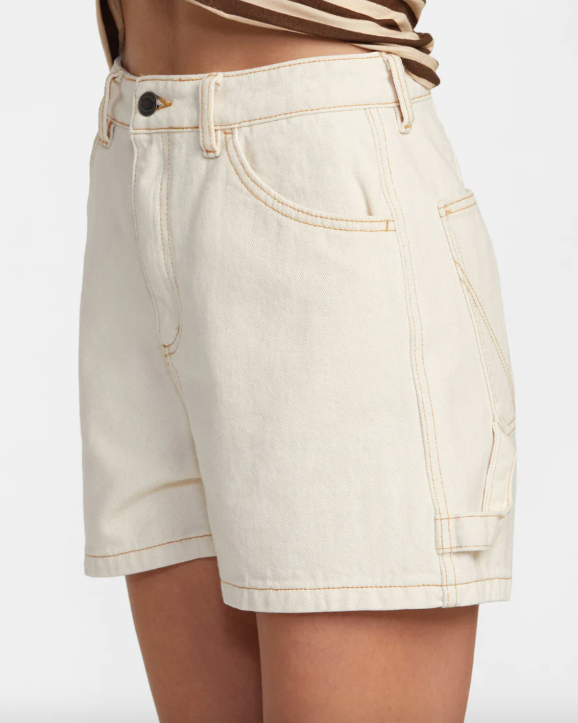 RVCA Womens Recession Denim Short - Natural