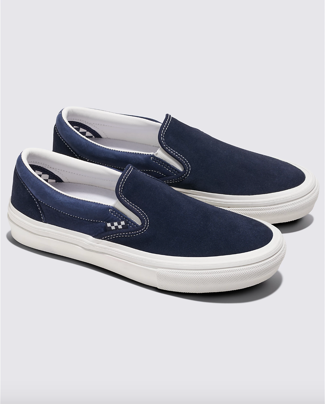 Navy van slip ons on sale