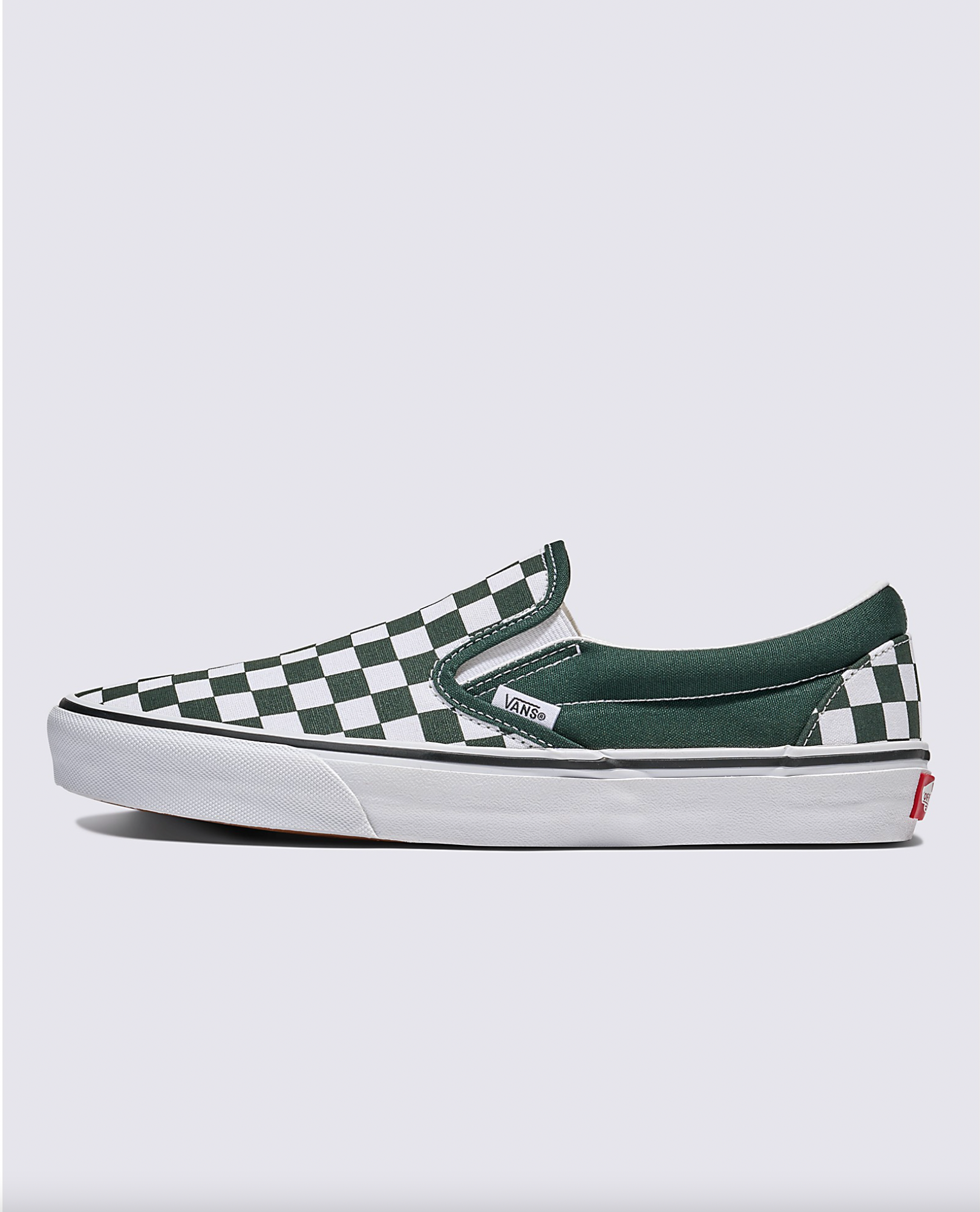 Vans Classic Slip-On Checkerboard Scarab Green โ Storm Surf Shop