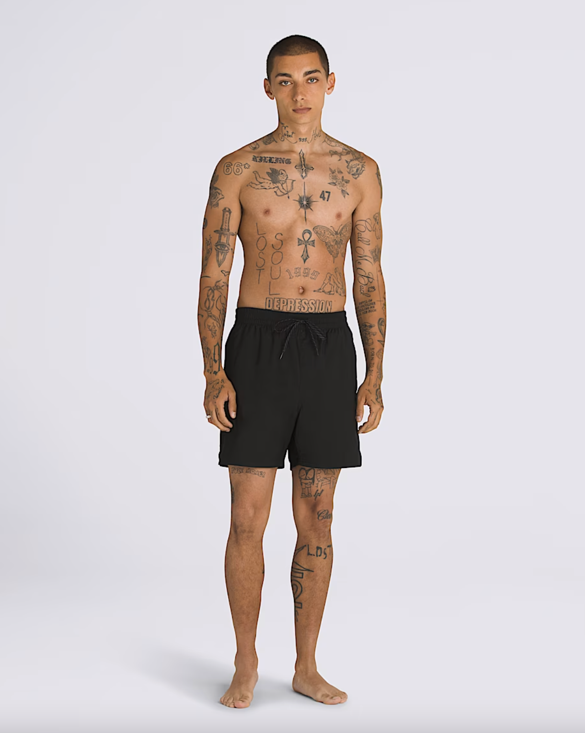 Vans Primary Solid Elastic Boardshort - Black