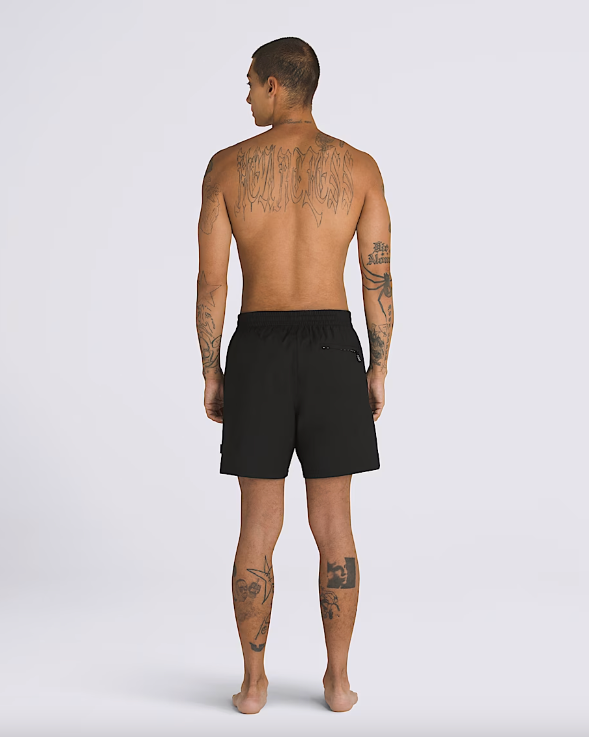 Vans Primary Solid Elastic Boardshort - Black