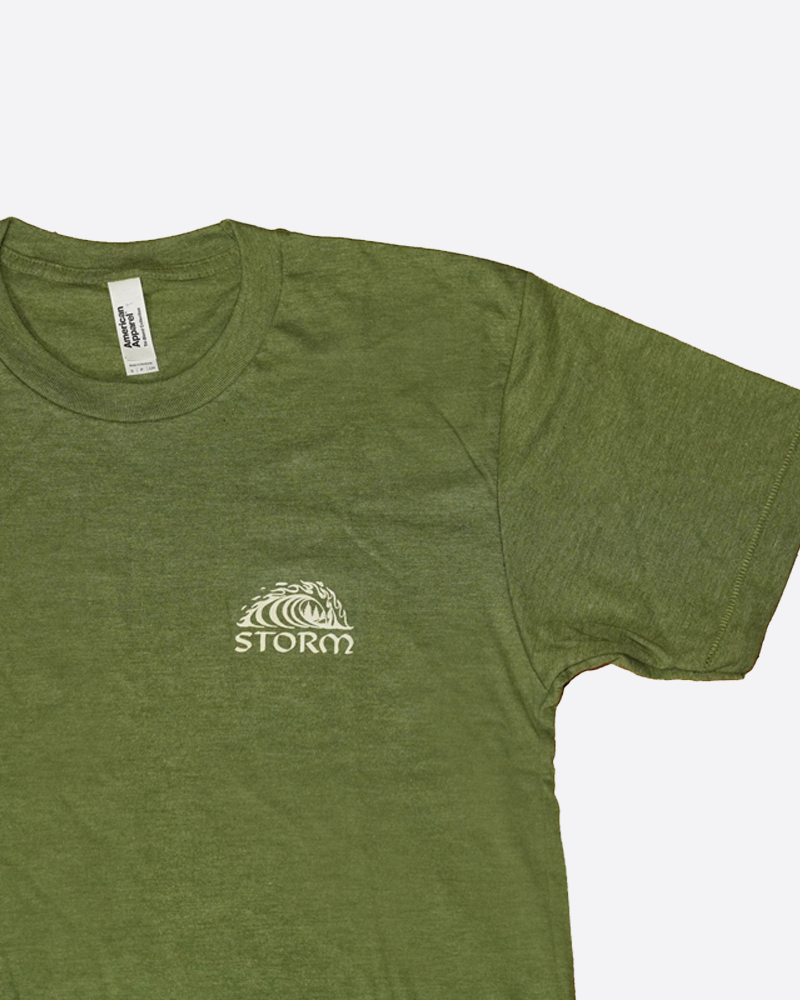 Storm Classic Wave Tee - Olive