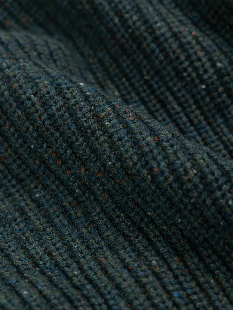 Finisterre Mens Mora Knit Jumper-Marine