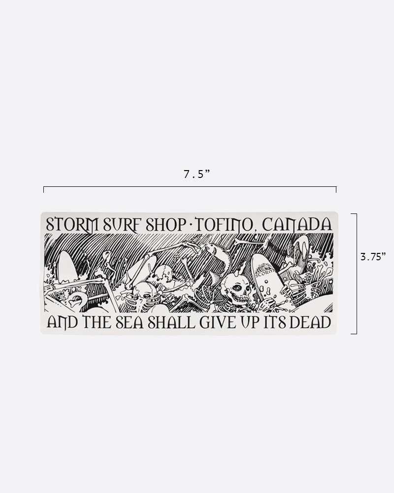 Storm Boneyard Bumper Sticker Large