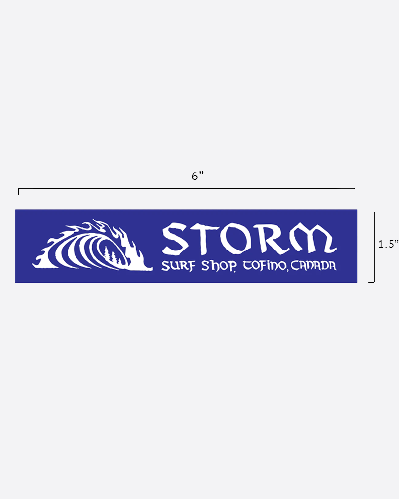 Storm Bumper Slap Sticker