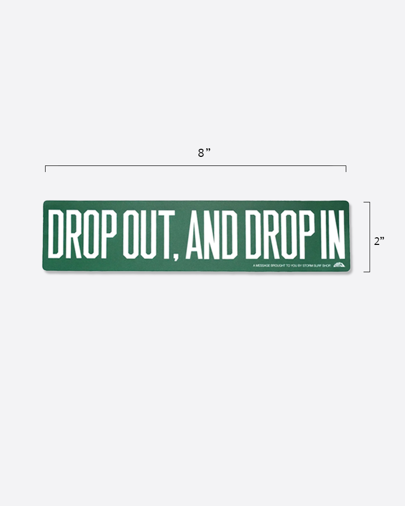 Storm Drop Out Bumper Sticker