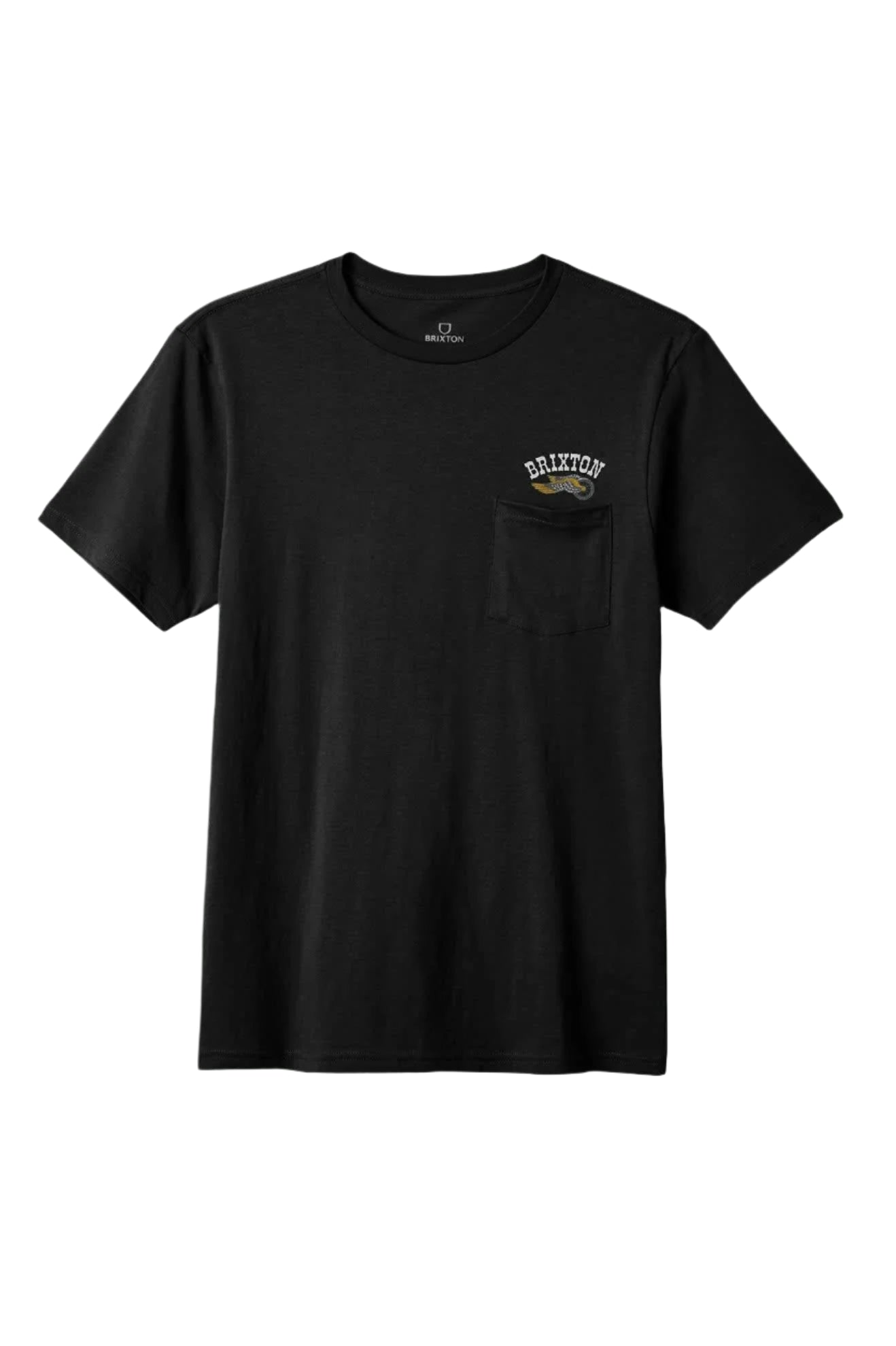 Brixton Roller S/S Tailored Pocket Tee - Black