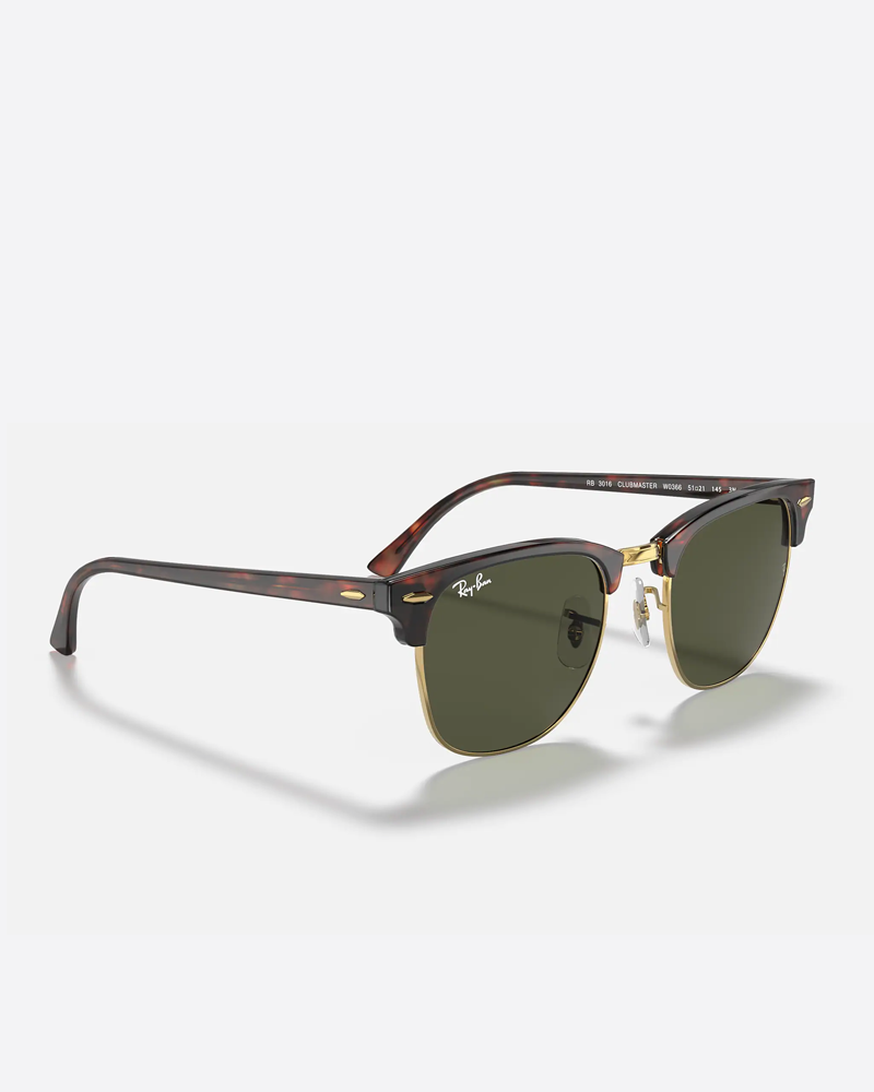 Ray-Ban Clubmaster Classic Sunglasses - Tortoise/Gold
