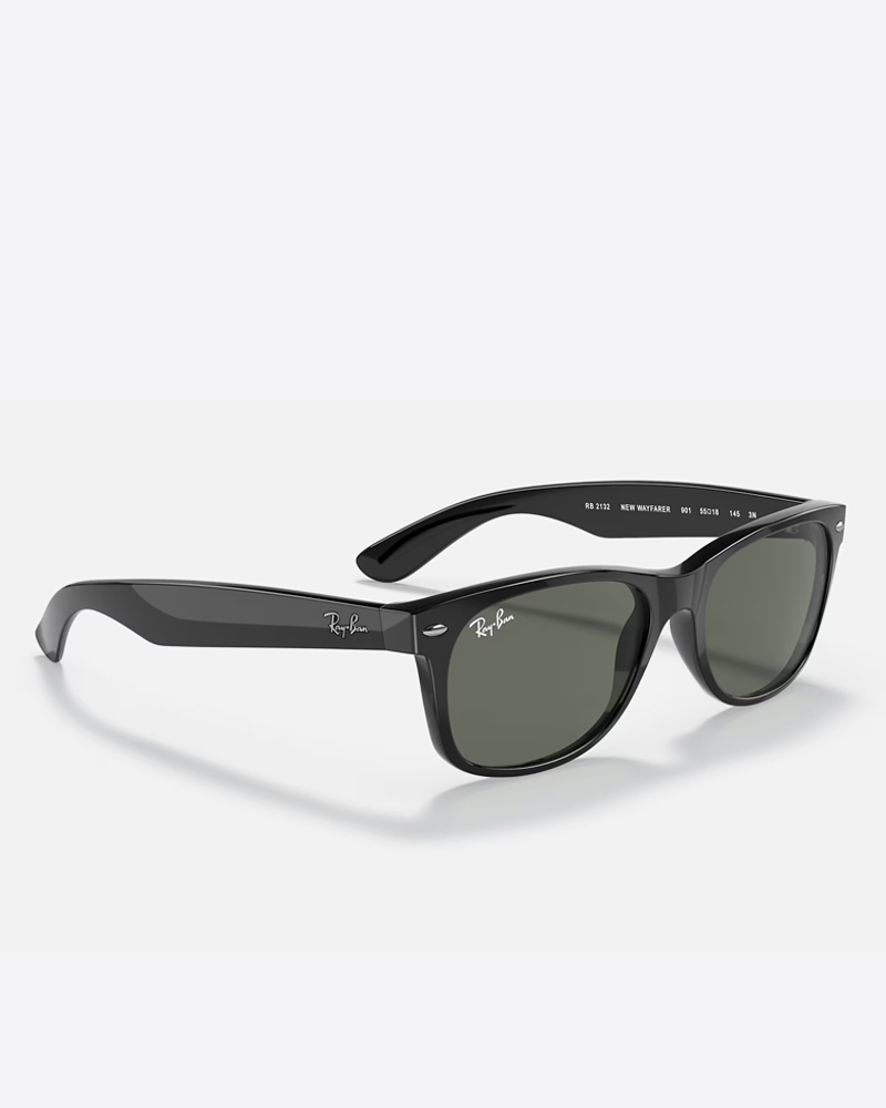 Ray-Ban Wayfarer Sunglasses - Black/Green