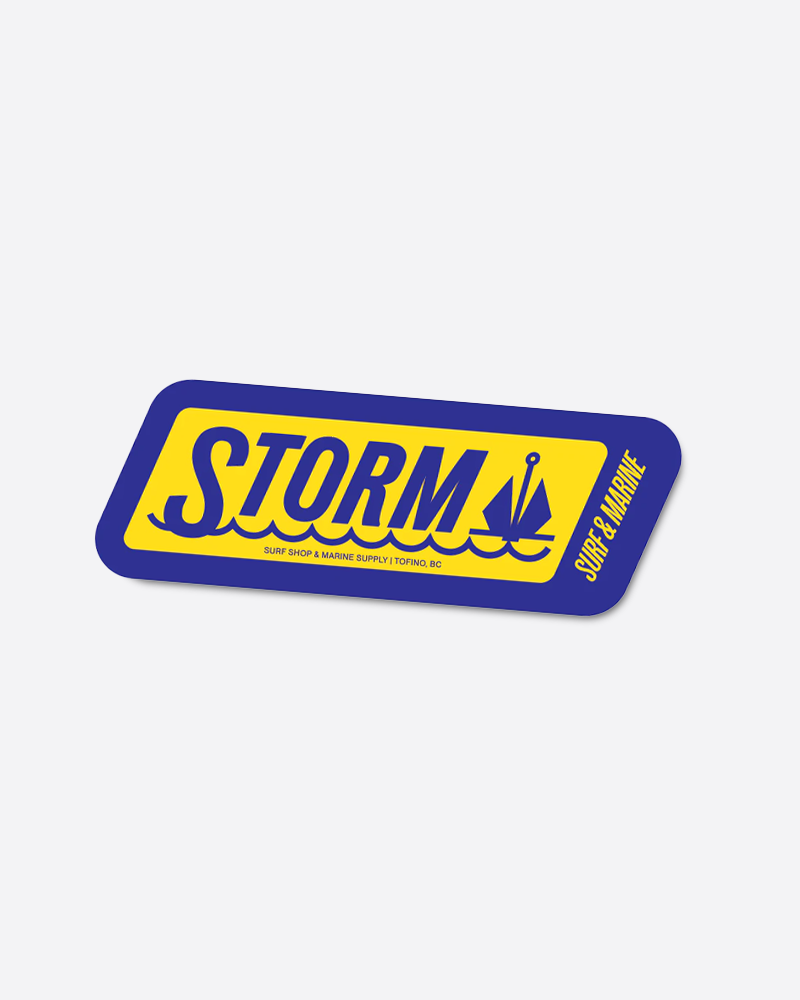 Storm Marine & Surf Supply Sticker