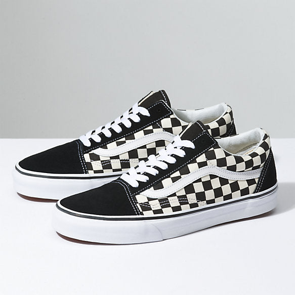 Lace up checker vans Clearance