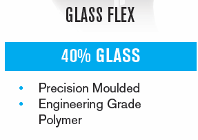 FCS II Performer Glass Flex Black Quad Rear