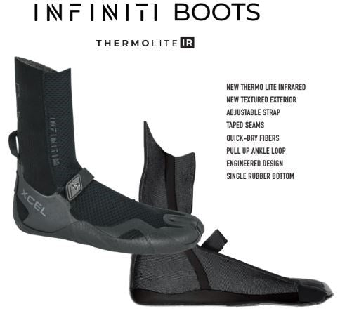 Xcel Infiniti Split Toe Boot 5mm