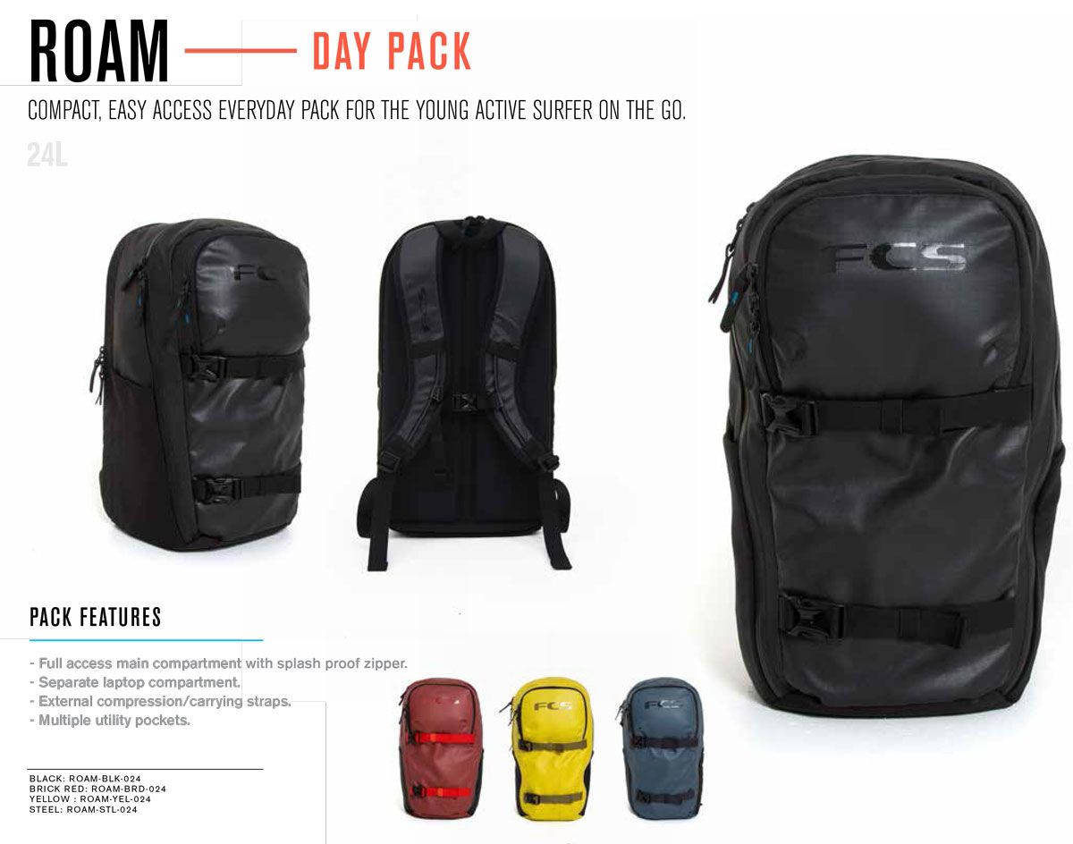 FCS Roam Day Pack – Storm Surf Shop