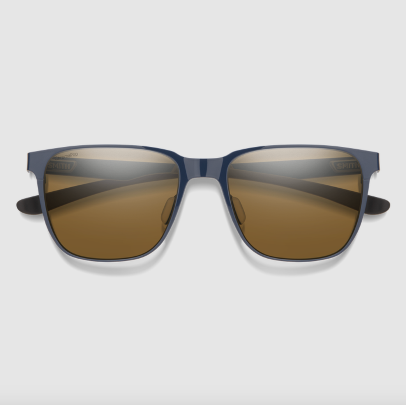 Smith Lowdown Metal Blue ChromaPop Brown Polarized Sunglasses