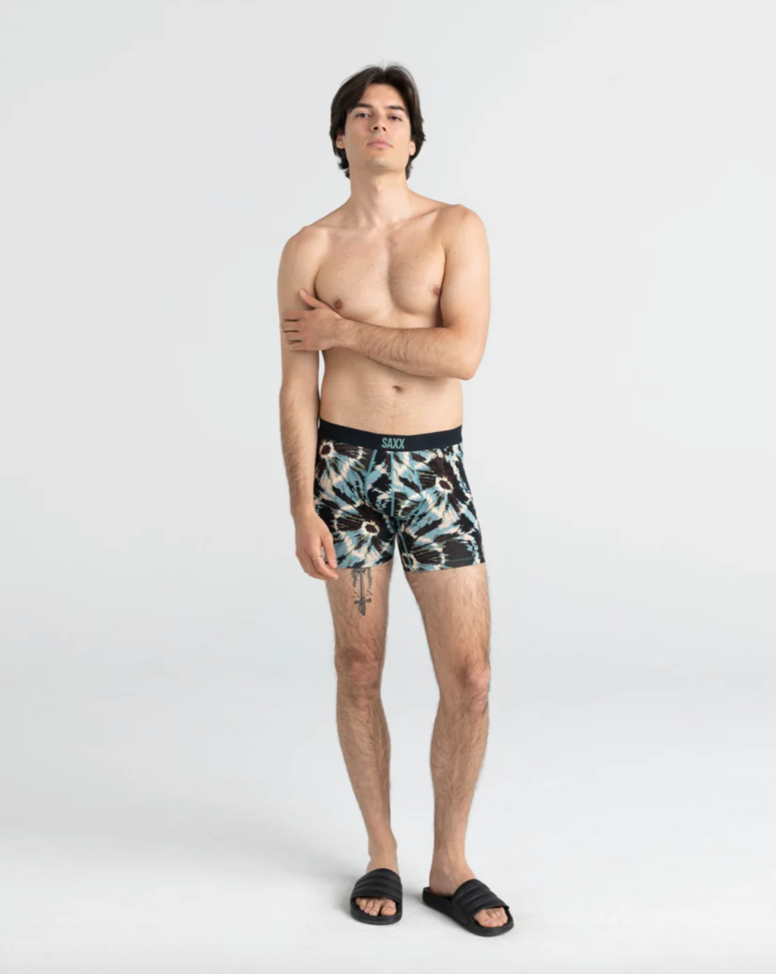 Saxx Vibe Boxer - Earthy Tie Dye