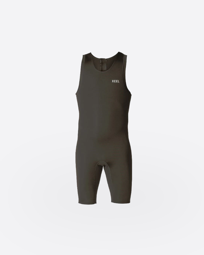 Xcel Mens Axis Back Zip Short John 2mm