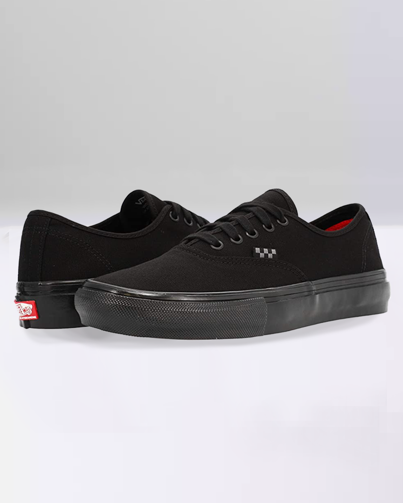 Vans authentic sales black mono