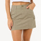 Rip Curl Cruisin Cargo Mini Skirt Sage