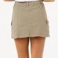 Rip Curl Cruisin Cargo Mini Skirt Sage