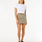 Rip Curl Cruisin Cargo Mini Skirt Sage