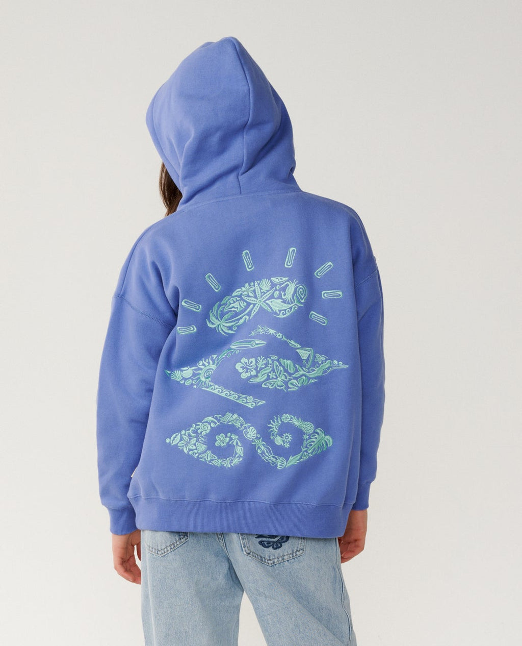 Rip Curl Girls Sunkissed Search Hood - Ocean