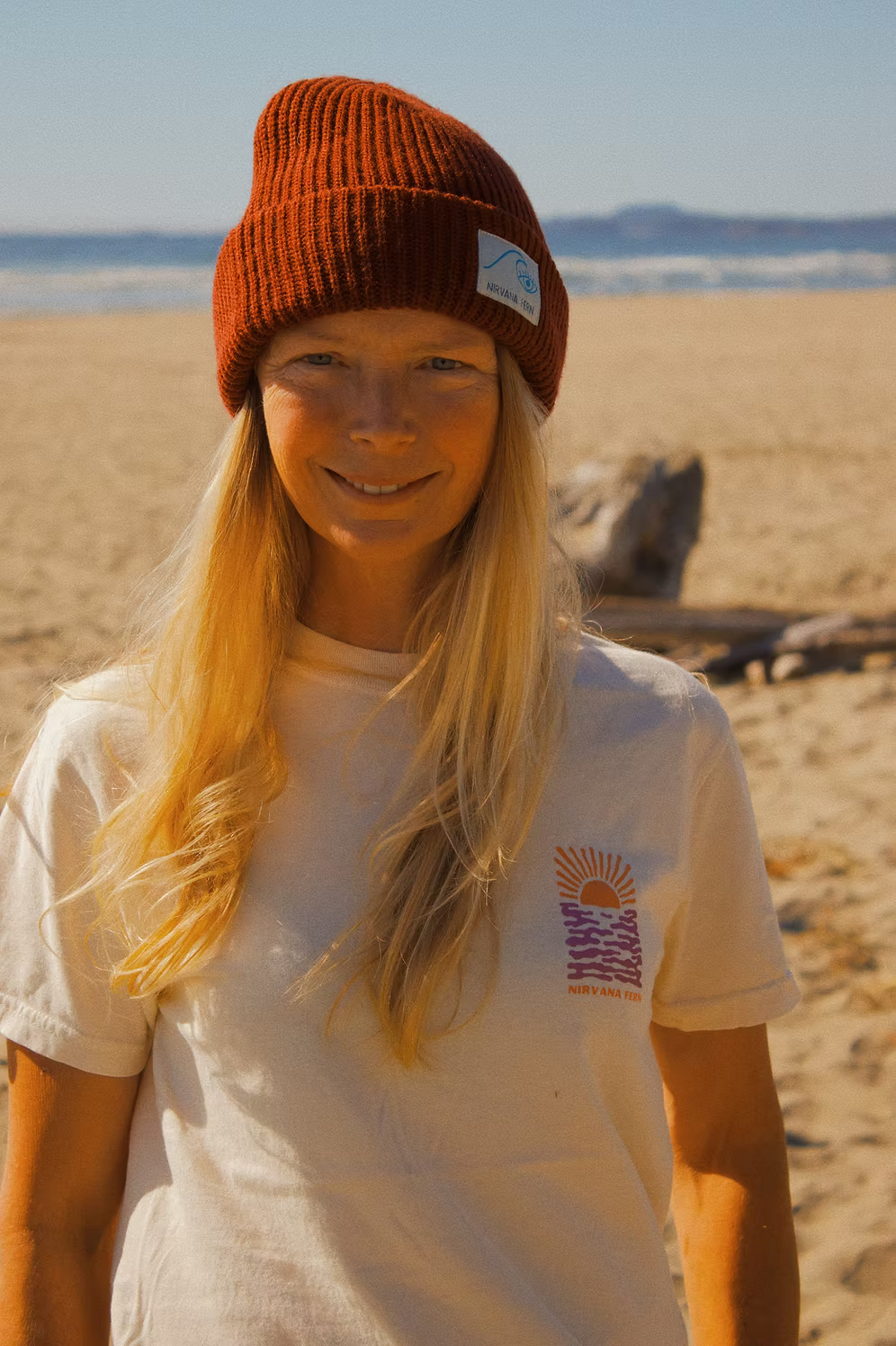 Nirvana Fern Paradise Tee - Cream