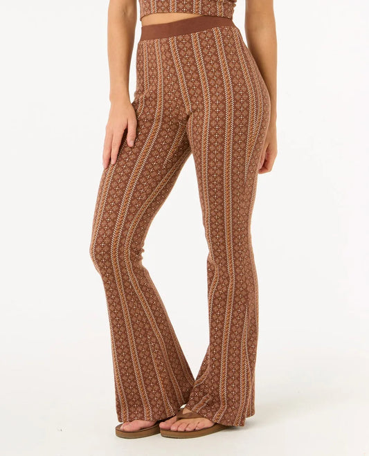 Rip Curl San Carlos Jacquard Knit Pant Brown