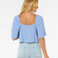 Rip Curl San Carlos Button Through Top Blue