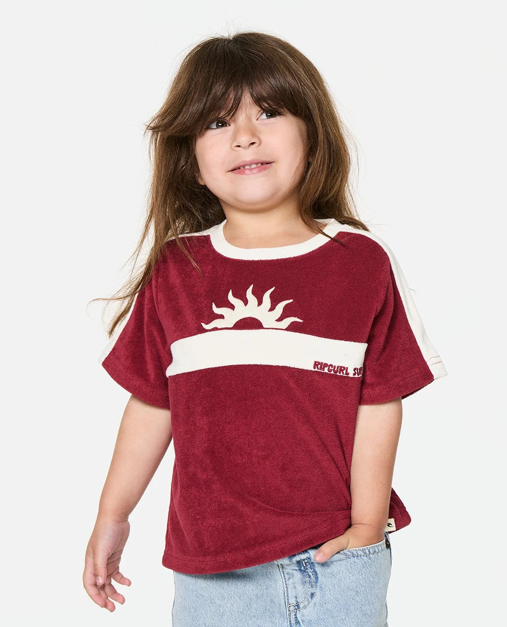 Rip Curl Road Trip Terry Tee - Plum