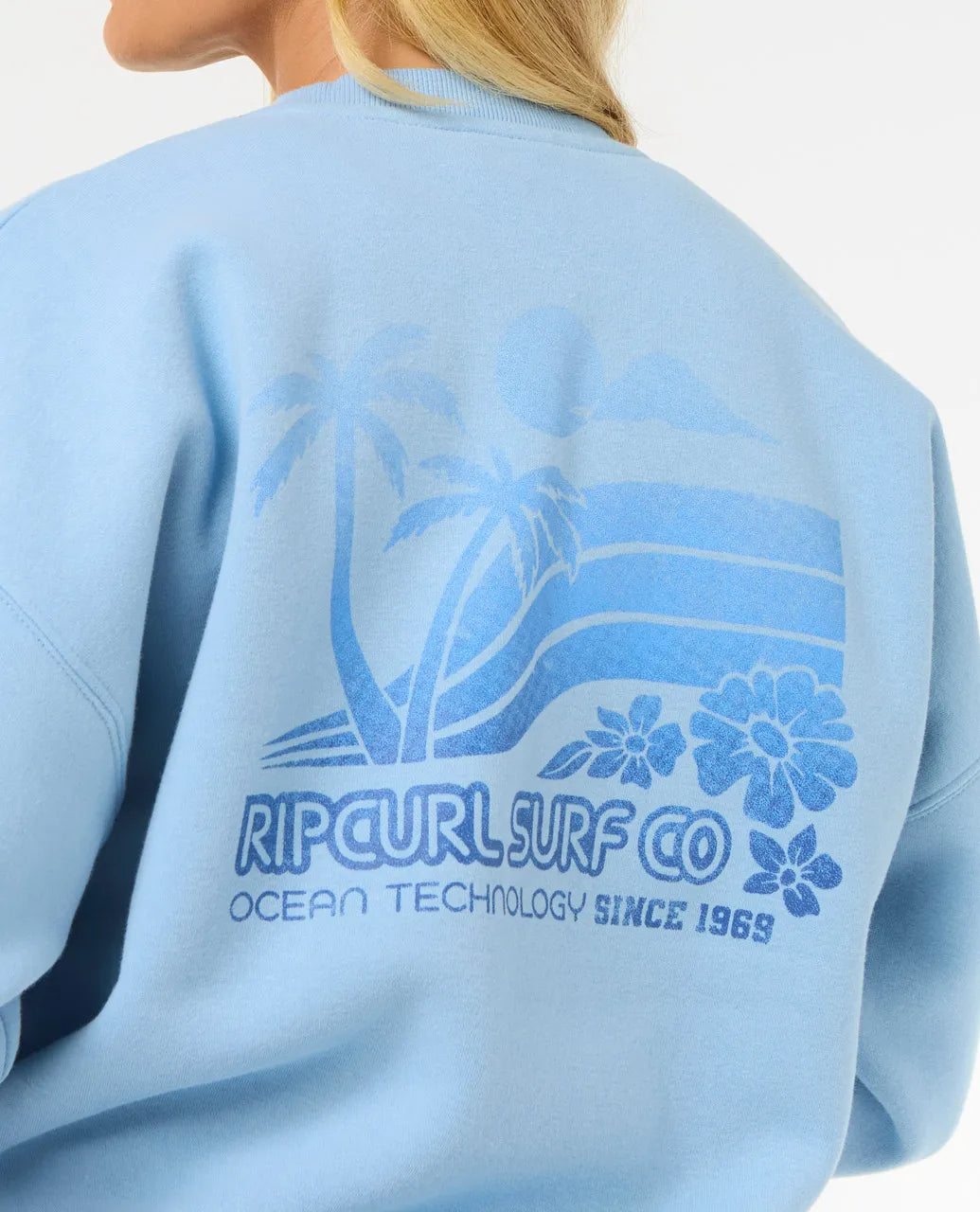 Rip Curl Ocean Tech Heritage Crew Blue