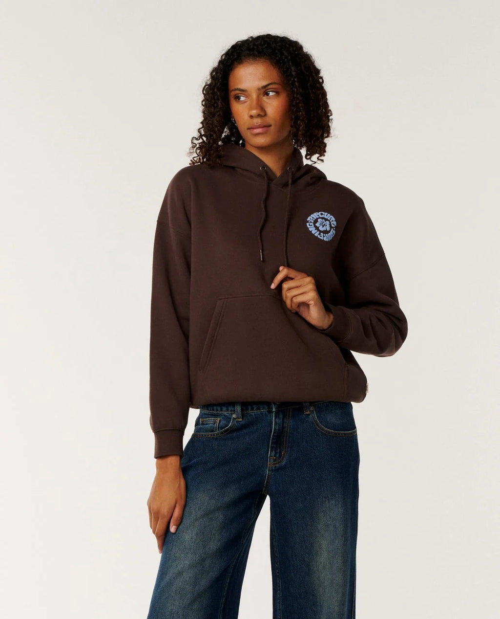 Rip Curl Surf Puff Heritage Hood - Brown