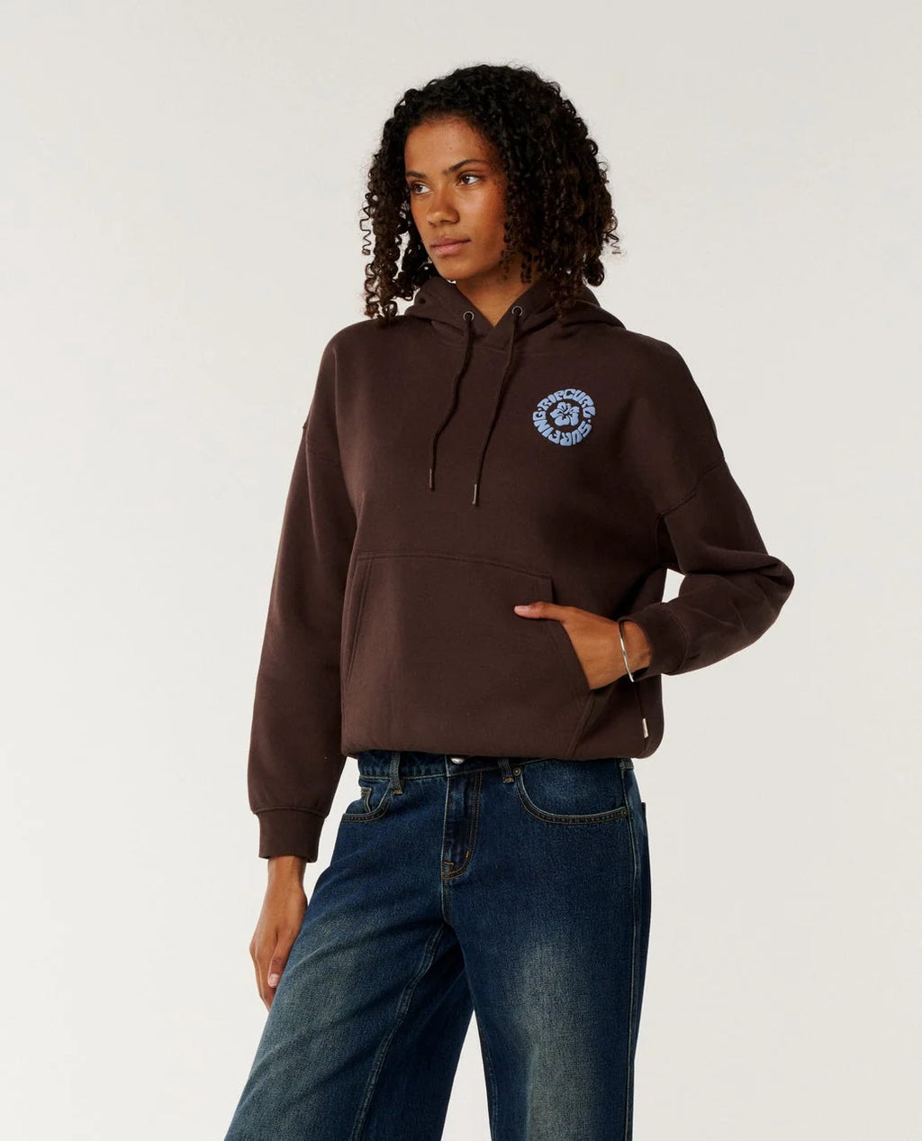 Rip Curl Surf Puff Heritage Hood - Brown