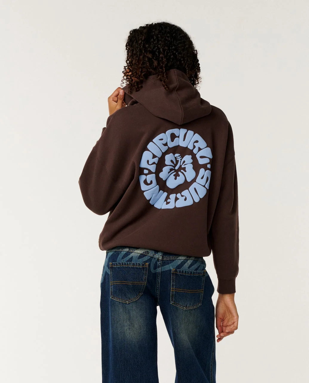 Rip Curl Surf Puff Heritage Hood - Brown